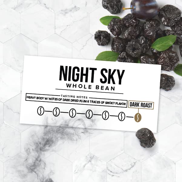 Night Sky Dark Roast Whole Bean Coffee 12oz. (12 Ounce)