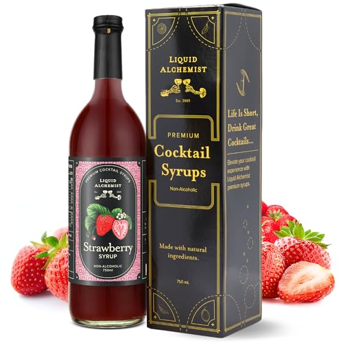 Strawberry Syrup for Cocktails (25.4 Fl Oz)