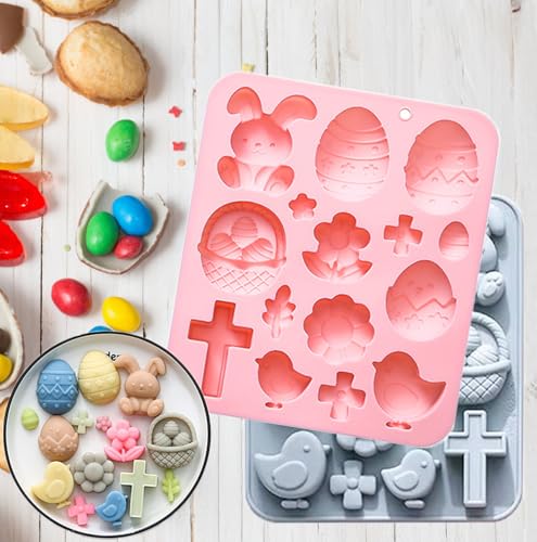 Easter Bunny Egg Chocolate Mold Set