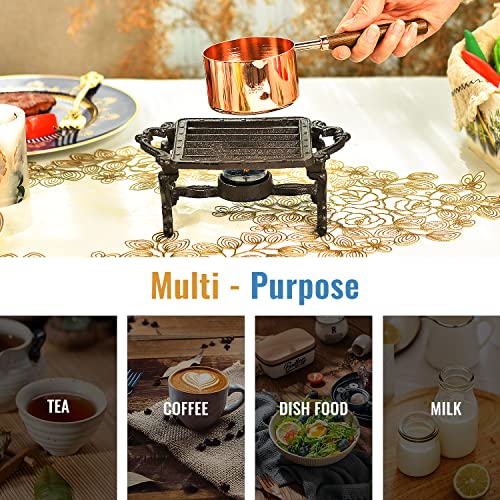 Heavy Duty Cast Iron Teapot Dish Warmer Stable Holder for Tealight Stand