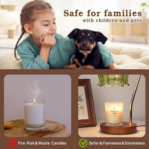 Glass Candle Warmer Lamp with Timer