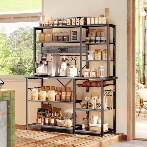 Large Bakers Rack with Power Outlets