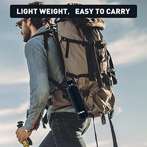 Slim Insulated Water Bottles for Travel 18oz with Clip