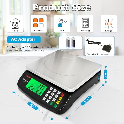 Large Digital Kitchen Scale 40kg