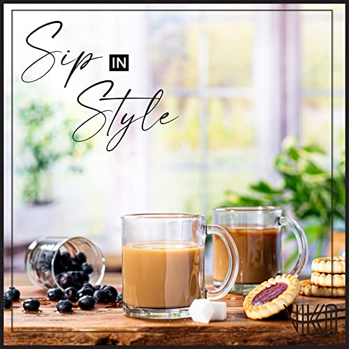 Glass Coffee Mugs (4 Count)