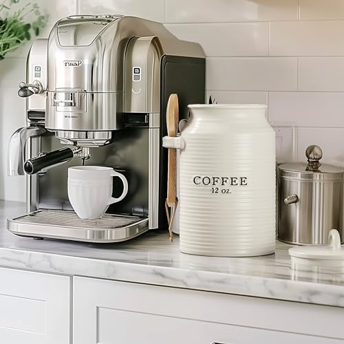 Ceramic Coffee Canister for Kitchen Counter