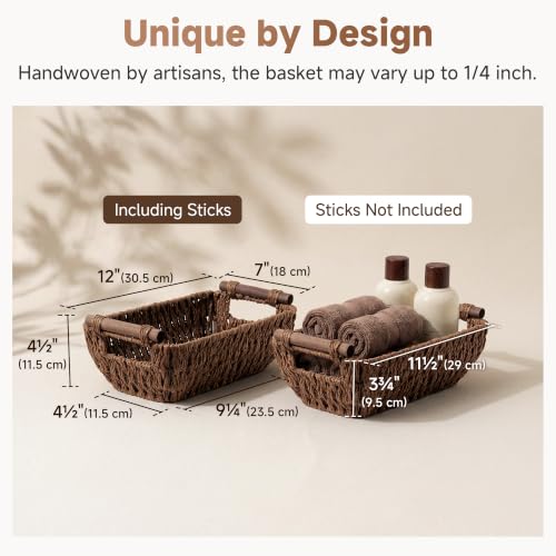 Small Baskets for Organizing (2 Count)