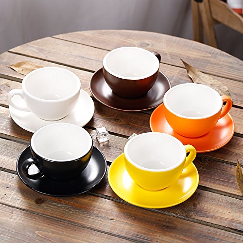 Double Espresso Coffee Cup and Saucer