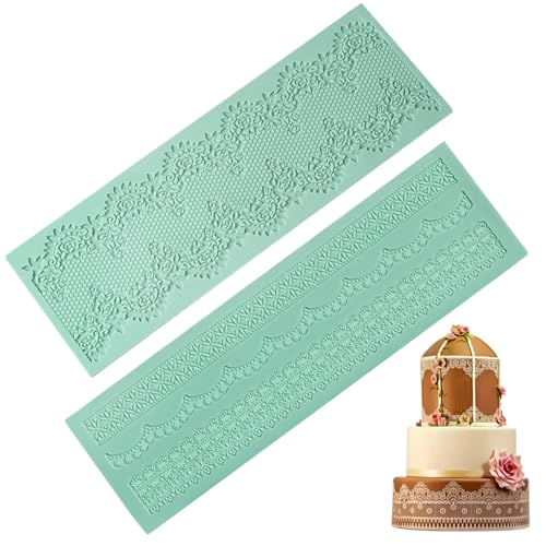 2pcs Lace Molds Silicone