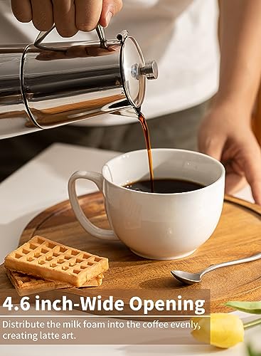 16oz Large Coffee Mugs Set of 4 (4 Count)
