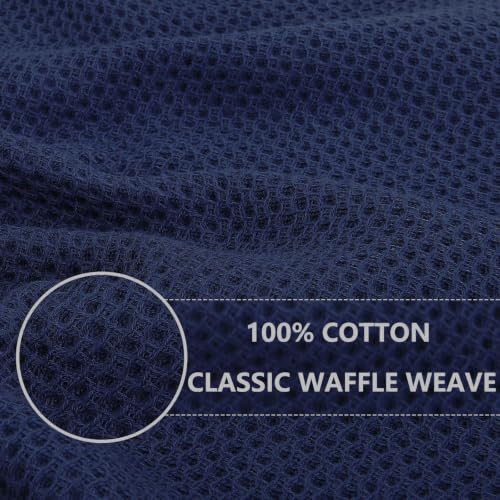 100% Cotton Waffle Weave Kitchen Dish Towels 6 (6 Count)