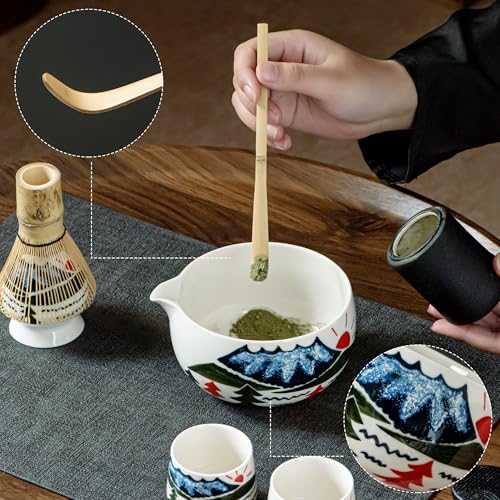Matcha Whisk Set with Spout (6 Count)