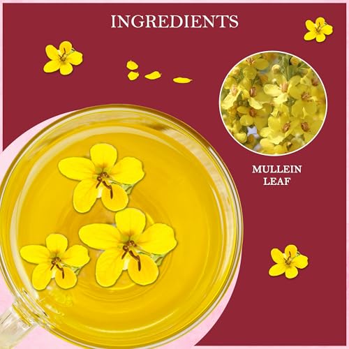 Tealeaf & Co. Mullein Leaf Tea Blended with Fresh Herbs (7.055 Ounce)