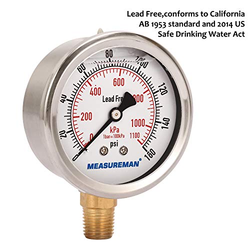 Lead Free Pressure Gauge