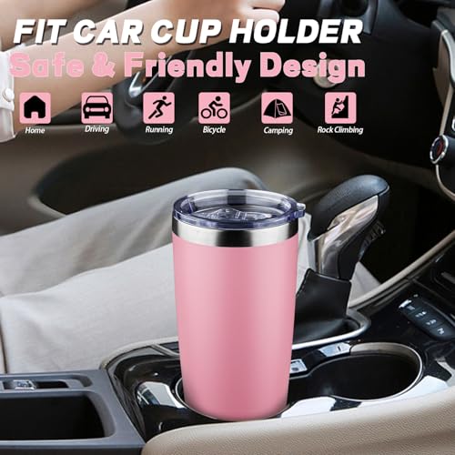 20 oz Tumbler with Lids and Straws