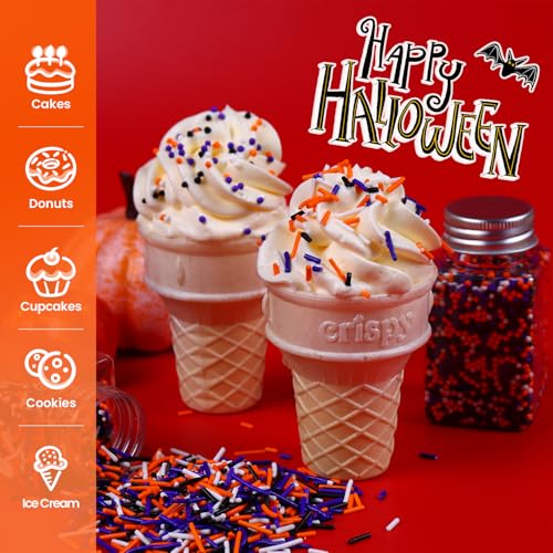 Edible Halloween Sprinkles for Cake Decorating (4.2 Ounce)