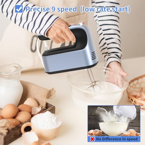 9 Speed Digital Hand Mixer Electric