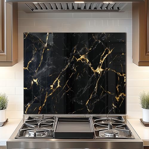 Tempered Glass Backsplash Kitchen