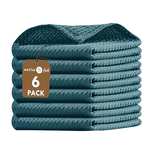 6 Pack Waffle Dish Cloths (6 Count)