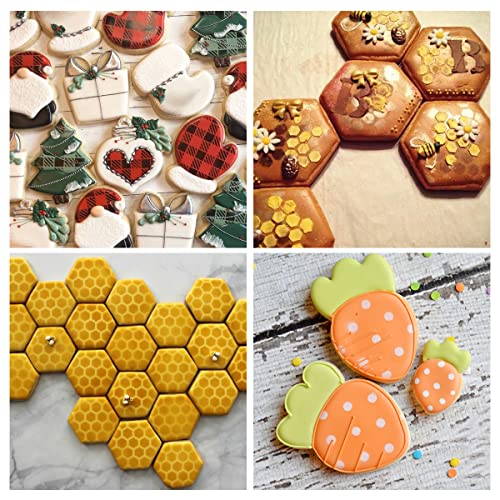 6x6in Cookie Stencils for Royal Icing Cookies Sugar Cookie (16 Count)