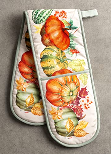 Double Oven Mitts 100% Cotton Double Oven Glove