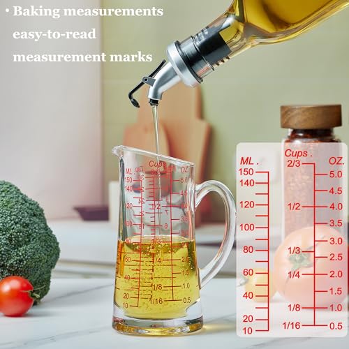 Ackers Glass Measuring Cup 5 Oz