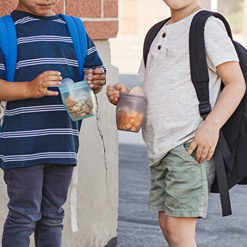 Reusable 100% Silicone Baby + Kid Snack Containers