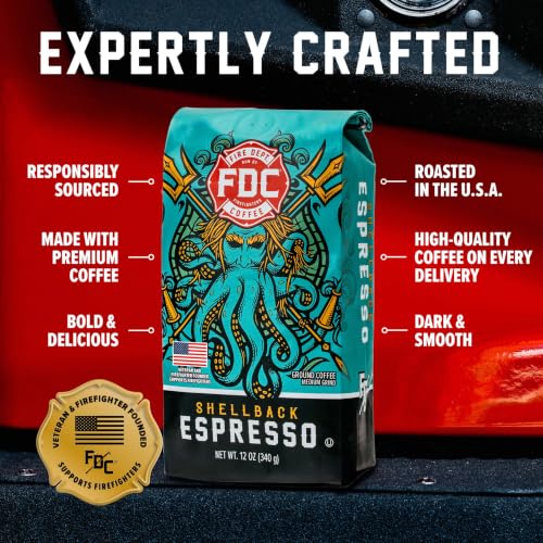 Shellback Espresso Ground Coffee (12 Ounce)