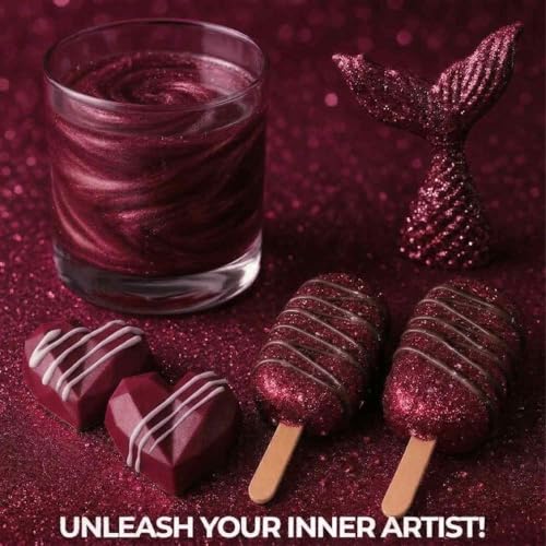 Valentine Edible Red Glitter for Drinks