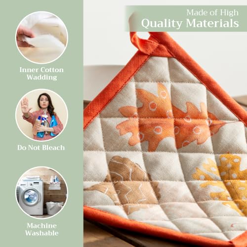Pot Holders 100% Cotton Potholders (2 Count)