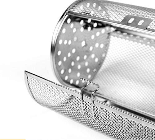 Stainless Steel Rotisserie Grill Roaster Drum Oven Basket
