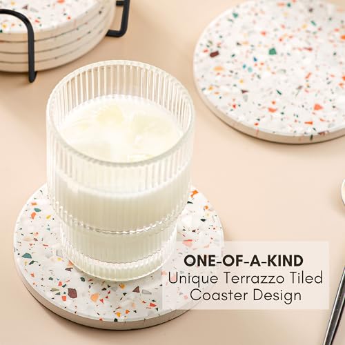 Terrazzo Coasters Set of 6 (6 Count)