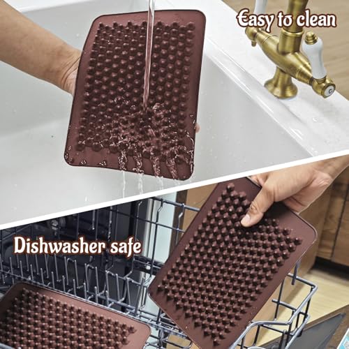 Chocolate Chip Mold 202 Cavity Silicone Mini Candy Molds LFGB 2 Pack For Non Dairy & Sugar Organic Chocolate Chips & Mini Gumdrop