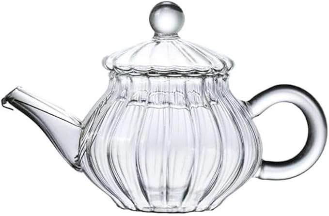 Mini Tea Pot, Glass Teapot Small Tea Kettle for One person use,100ml