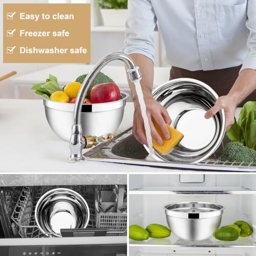 Mixing Bowls with Lids Set (3 Count)