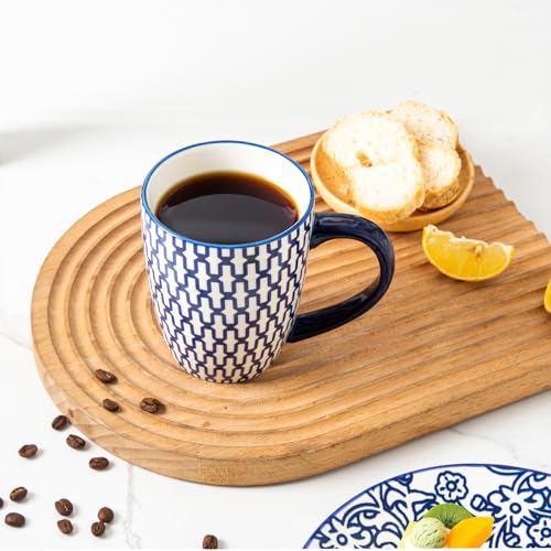 16 OZ Ceramic Coffee Mugs Set of 6 (6 Count)