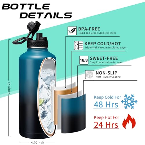 87 128 oz Insulated Water (9 Count)