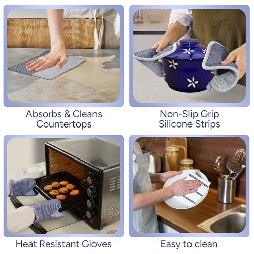 Mini Oven Mitts Set (8 Count)
