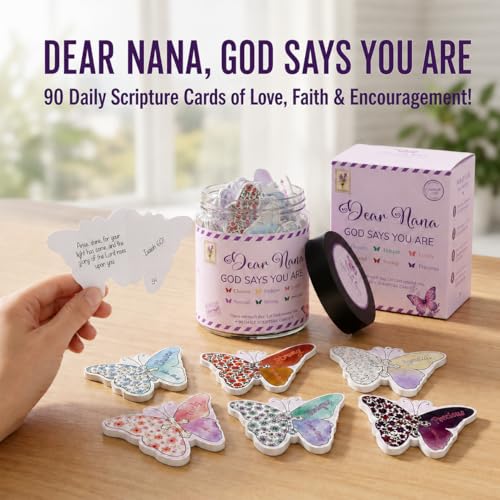 Positive Santa Claus Christmas Jar with 60 Daily Affirmation Cards