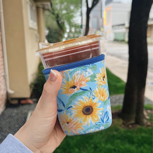 Reusable 3 Pack Iced Coffee Cup Sleeve (3 Count)