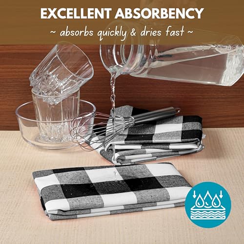 12 Pack Kitchen Towel with Hanging Loop 16x26 inches (12 Count)
