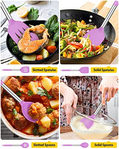 Pack of 4 Silicone Cooking Utensils Set (4 Count)