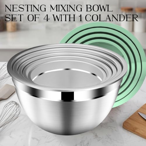 Mixing Bowls with Lids Set (4.99 Count)