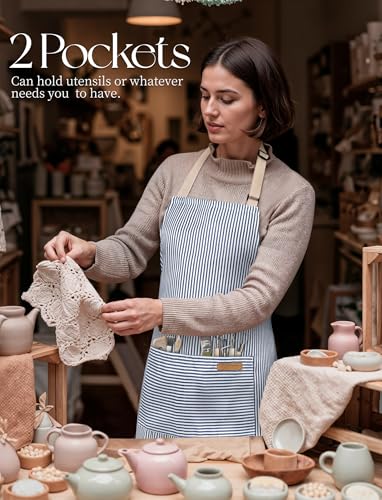 2 Pack Kitchen Cooking Aprons (2 Count)