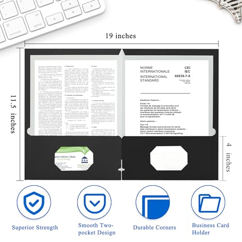 File folders with Pockets (100 Count)