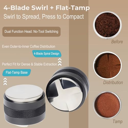 51mm Coffee Distributor and Tamper