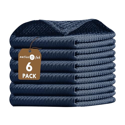 6 Pack Waffle Dish Cloths (6 Count)