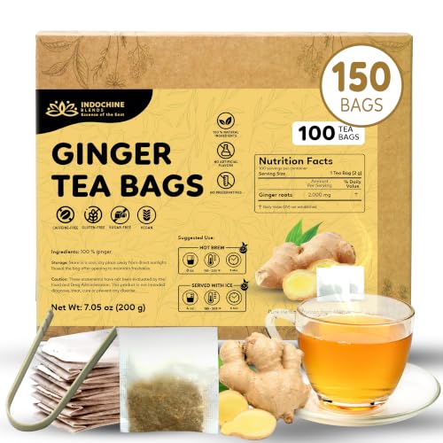150 Ginger Tea Bags (150 Count)