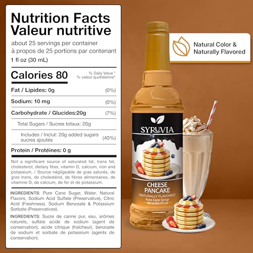 Cheese Pancake Syrup (25.4 Fl Oz)