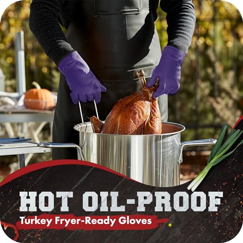 Silicone Smoker BBQ Gloves (2 Count)